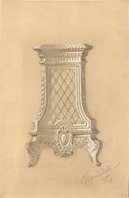 Монигетти Ипполит Антонович. Проект детали архитектурного декора